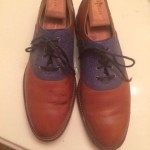 Cole Haan Franklin Saddle Bourbon Ocean Suede Size 11 M MSRP $198 70% Off