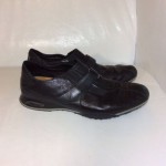 COLE HAAN Nike Air Men’s Size 9.5 M Black Leather Slip On Loafer Sneaker