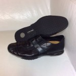 COLE HAAN Nike Air Men’s Size 9.5 M Black Leather Slip On Loafer Sneaker