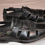 COLE HAAN  Black Leather Fisherman Sandals Shoes Men’s Size 11M