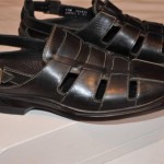 COLE HAAN  Black Leather Fisherman Sandals Shoes Men’s Size 11M