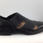 COLE HAAN – NIKE AIR Mens Black Leather Casual Shoes Size 8 Medium