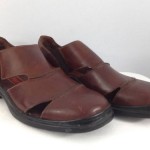 COLE HAAN – NIKE AIR Mens Brown Leather Casual Shoes Size 8 Medium