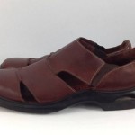 COLE HAAN – NIKE AIR Mens Brown Leather Casual Shoes Size 8 Medium