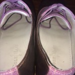 Men’s Cole Haan Saddle Shoes Brown With With Light Purple 10.5 M