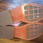 Men’s Cole Haan Saddle Shoes Brown With With Light Purple 10.5 M