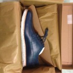 NEW Cole Haan LUNARGRAND Longwing BLAZER BLUE sz 9.5 black chukka boot loafer