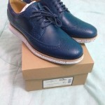 NEW Cole Haan LUNARGRAND Longwing BLAZER BLUE sz 9.5 black chukka boot loafer