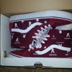 Supreme Burgundy Playboy Vans size 9