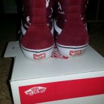 Supreme Burgundy Playboy Vans size 9