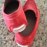 new red suede Hugo Boss mocassin/loafer Shoes sz. 9 (UK 8)