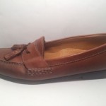 Cole Haan Brown Leather Tassel Loafer Dress Casual Shoes Men 9.5D