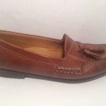 Cole Haan Brown Leather Tassel Loafer Dress Casual Shoes Men 9.5D