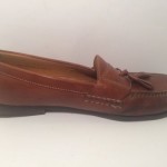 Cole Haan Brown Leather Tassel Loafer Dress Casual Shoes Men 9.5D