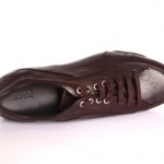 Hugo Boss Men’s Biarton 50254859 Fahion Leather Sneakers Brown Size 10