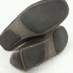 COLE HAAN Brown Leather Driving Mocs Fur Lined Loafers Mens size 7.5 M