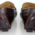 Men’s COLE HAAN Crocodile Print Leather Horsebit Loafers Shoes Size 9 M Brown