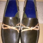 Big & Tall New Mens Leather Driving Moccasins By Cole Haan Size 11 Green.