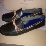 Big & Tall New Mens Leather Driving Moccasins By Cole Haan Size 11 Green.