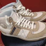 DIESEL TAN DONNY BASEBALL LEATHER BOOTS MEN ATHLETIC SNEAKER WEAR SIZE 10.5
