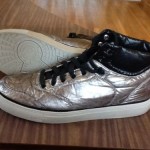 diesel Invasion Top Mens Shoes US 12 Silver Sneakers Tennis High tops Diesel