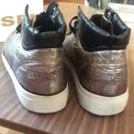 diesel Invasion Top Mens Shoes US 12 Silver Sneakers Tennis High tops Diesel