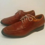 FREE SHIPPING Mens Cole Haan Nike Air sz 10 Brown Leather Casual Oxford GUC