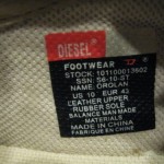 RARE MEN’S DIESEL OROLAN SLIP ON SPORT SHOES US 10 M