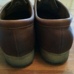 Mens Clarks Wallabee Dark Brown Leather Size 11 Very Good Condition