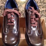 New Men’s Cole Haan Air Conner Brown Shiny Dark Forest Size 8