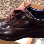 New Men’s Cole Haan Air Conner Brown Shiny Dark Forest Size 8