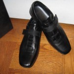NIB MEN’S HUGO BOSS NOTTINGHAM BLACK  LEATHER SPORT/ DRESS SHOES US 10 M