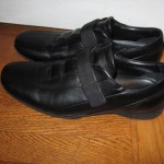NIB MEN’S HUGO BOSS NOTTINGHAM BLACK  LEATHER SPORT/ DRESS SHOES US 10 M