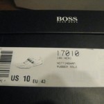 NIB MEN’S HUGO BOSS NOTTINGHAM BLACK  LEATHER SPORT/ DRESS SHOES US 10 M