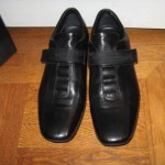 NIB MEN’S HUGO BOSS NOTTINGHAM BLACK  LEATHER SPORT/ DRESS SHOES US 10 M