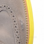 Cole Haan Lunargrand Wingtip C10226 gray 10.5 suede oxford shoe $198 HDB323