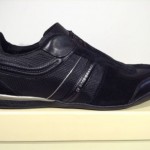 $125 NIB Hugo Boss MensOrange Kempton I Black Athletic Sneakers Left 12, Right 9