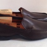 COLE HAAN NIKE AIR MEN’S DARK BROWN LEATHER LOAFER SHOES, SIZE 11M, WORN 1x, EUC