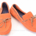 Cole Haan C11287 Grant 9.5 orange suede moccasin Driving Loafer shoe New HDB497