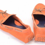 Cole Haan C11287 Grant 9.5 orange suede moccasin Driving Loafer shoe New HDB497
