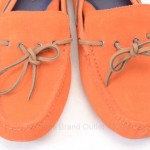Cole Haan C11287 Grant 9.5 orange suede moccasin Driving Loafer shoe New HDB497