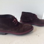 Hugo Boss BONTIO DARK BROWN Fashion Dress Boot Shoes MENS SZ 8 DQ-1