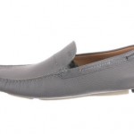 Hugo Boss NEW Gray Drinno Slip On Driving Moccasins Size 7 M Leather Shoes $225
