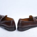 Cole Haan C07907 Nike Air 9 mahogany brown leather Loafer Tassel Apron Toe shoe