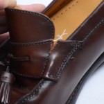 Cole Haan C07907 Nike Air 9 mahogany brown leather Loafer Tassel Apron Toe shoe