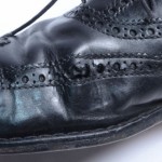 Cole Haan Colton C08892 Nike Air 9 black leather Oxford Wingtip Laced Round shoe