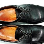 COLE HAAN Mens 8.5 M Black Tumbled Leather Oxford Casual Dress Shoes Brazil