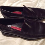 MENS COLE HAAN BROWN LEATHER LOAFER SIZE 9.5M