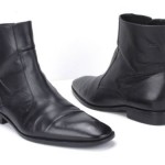 Boss Hugo Boss Black leather Zip Ankle Boot Men’s Eur 9.5 US 10.5