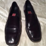 MENS COLE HAAN BROWN LEATHER LOAFER SIZE 9.5M